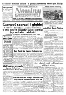 Nowiny Rzeszowskie : organ KW Polskiej Zjednoczonej Partii Robotniczej. 1951, R. 3, nr 272 (16 października)