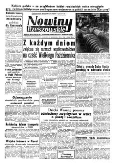 Nowiny Rzeszowskie : organ KW Polskiej Zjednoczonej Partii Robotniczej. 1951, R. 3, nr 283 (29 października)