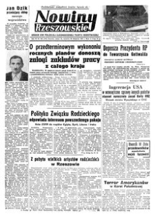 Nowiny Rzeszowskie : organ KW Polskiej Zjednoczonej Partii Robotniczej. 1951, R. 3, nr 306 (24-25 listopada)