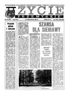 Życie Przemyskie : tygodnik Polskiej Zjednoczonej Partii Robotniczej. 1985, R. 19, nr 46 (933) (listopada)