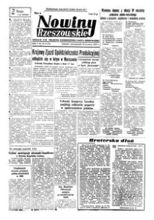 Nowiny Rzeszowskie : organ KW Polskiej Zjednoczonej Partii Robotniczej. 1953, R. 5, nr 23 (26 stycznia)