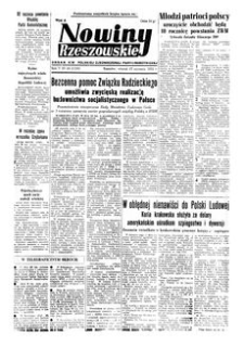 Nowiny Rzeszowskie : organ KW Polskiej Zjednoczonej Partii Robotniczej. 1953, R. 5, nr 24 (27 stycznia)