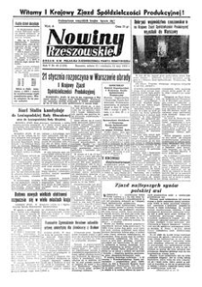 Nowiny Rzeszowskie : organ KW Polskiej Zjednoczonej Partii Robotniczej. 1953, R. 5, nr 46 (21-22 lutego)