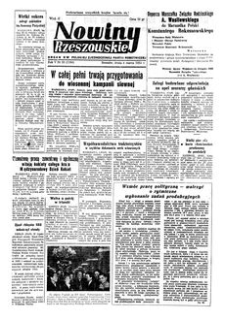 Nowiny Rzeszowskie : organ KW Polskiej Zjednoczonej Partii Robotniczej. 1953, R. 5, nr 55 (4 marca)