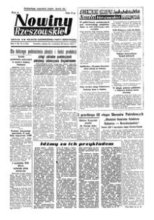 Nowiny Rzeszowskie : organ KW Polskiej Zjednoczonej Partii Robotniczej. 1953, R. 5, nr 76 (28-29 marca)
