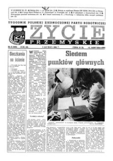 Życie Przemyskie : tygodnik Polskiej Zjednoczonej Partii Robotniczej. 1986, R. 20, nr 6 (945) (5 lutego)