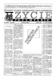 Życie Przemyskie : tygodnik Polskiej Zjednoczonej Partii Robotniczej. 1986, R. 20, nr 12 (951) (19 marca)