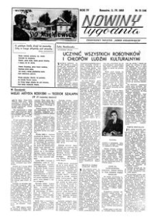 Nowiny Tygodnia : tygodniowy dodatek „Nowin Rzeszowskich”. 1953, R. 4, nr 15 (11 kwietnia)