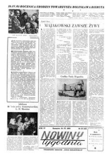 Nowiny Tygodnia : tygodniowy dodatek „Nowin Rzeszowskich”. 1953, R. 4, nr 16 (18 kwietnia)