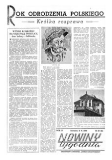 Nowiny Tygodnia : tygodniowy dodatek „Nowin Rzeszowskich”. 1953, R. 4, nr 18 (9 maja)