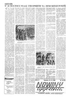 Nowiny Tygodnia : tygodniowy dodatek „Nowin Rzeszowskich”. 1953, R. 4, nr 24 (20 czerwca)