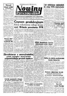 Nowiny Rzeszowskie : organ KW Polskiej Zjednoczonej Partii Robotniczej. 1952, R. 4, nr 7 (8 stycznia)