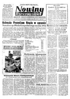 Nowiny Rzeszowskie : organ KW Polskiej Zjednoczonej Partii Robotniczej. 1952, R. 4, nr 30 (4 lutego)