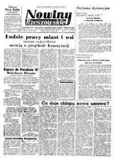 Nowiny Rzeszowskie : organ KW Polskiej Zjednoczonej Partii Robotniczej. 1952, R. 4, nr 44 (20 lutego)