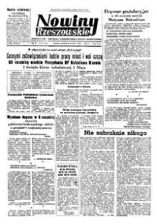 Nowiny Rzeszowskie : organ KW Polskiej Zjednoczonej Partii Robotniczej. 1952, R. 4, nr 60 (10 marca)