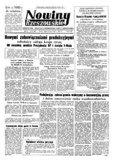 Nowiny Rzeszowskie : organ KW Polskiej Zjednoczonej Partii Robotniczej. 1952, R. 4, nr 64 (14 marca)
