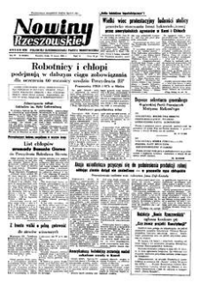 Nowiny Rzeszowskie : organ KW Polskiej Zjednoczonej Partii Robotniczej. 1952, R. 4, nr 68 (19 marca)