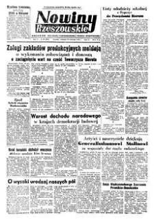 Nowiny Rzeszowskie : organ KW Polskiej Zjednoczonej Partii Robotniczej. 1952, R. 4, nr 92 (17 kwietnia)