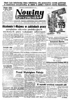 Nowiny Rzeszowskie : organ KW Polskiej Zjednoczonej Partii Robotniczej. 1952, R. 4, nr 103 (30 kwietnia)