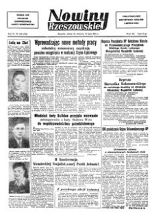 Nowiny Rzeszowskie : organ KW Polskiej Zjednoczonej Partii Robotniczej. 1952, R. 4, nr 166 (12-13 lipca)