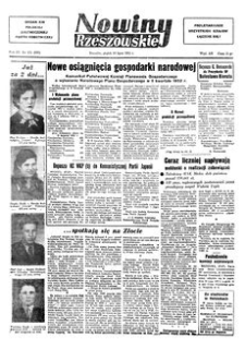 Nowiny Rzeszowskie : organ KW Polskiej Zjednoczonej Partii Robotniczej. 1952, R. 4, nr 171 (18 lipca)