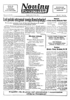 Nowiny Rzeszowskie : organ KW Polskiej Zjednoczonej Partii Robotniczej. 1952, R. 4, nr 174 (23 lipca)