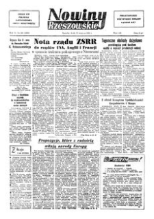 Nowiny Rzeszowskie : organ KW Polskiej Zjednoczonej Partii Robotniczej. 1952, R. 4, nr 204 (27 sierpnia)