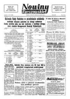 Nowiny Rzeszowskie : organ KW Polskiej Zjednoczonej Partii Robotniczej. 1952, R. 4, nr 207 (30-31 sierpnia)