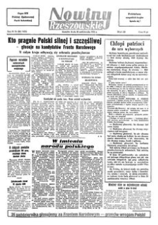 Nowiny Rzeszowskie : organ KW Polskiej Zjednoczonej Partii Robotniczej. 1952, R. 4, nr 252 (22 października)