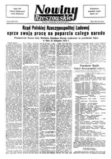 Nowiny Rzeszowskie : organ KW Polskiej Zjednoczonej Partii Robotniczej. 1952, R. 4, nr 280 (24 listopada)