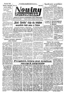 Nowiny Rzeszowskie : organ KW Polskiej Zjednoczonej Partii Robotniczej. 1952, R. 4, nr 291 (6-7 grudnia)