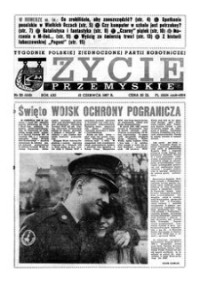 Życie Przemyskie : tygodnik Polskiej Zjednoczonej Partii Robotniczej. 1987, R. 21, nr 23 (1015) (10 czerwca)