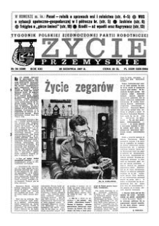 Życie Przemyskie : tygodnik Polskiej Zjednoczonej Partii Robotniczej. 1987, R. 21, nr 34 (1026) (26 sierpnia)
