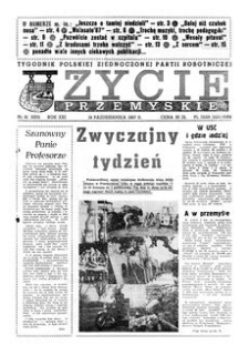 Życie Przemyskie : tygodnik Polskiej Zjednoczonej Partii Robotniczej. 1987, R. 21, nr 41 (1033) (14 października)
