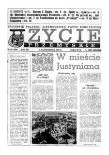 Życie Przemyskie : tygodnik Polskiej Zjednoczonej Partii Robotniczej. 1987, R. 21, nr 42 (1034) (21 października)