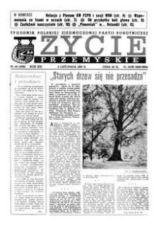 Życie Przemyskie : tygodnik Polskiej Zjednoczonej Partii Robotniczej. 1987, R. 21, nr 44 (1036) (4 listopada)