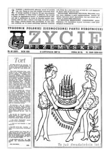 Życie Przemyskie : tygodnik Polskiej Zjednoczonej Partii Robotniczej. 1987, R. 21, nr 45 (1037) (11 listopada)