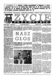 Życie Przemyskie : tygodnik Polskiej Zjednoczonej Partii Robotniczej. 1987, R. 21, nr 48 (1040) (2 grudnia)