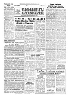 Nowiny Rzeszowskie : organ KW Polskiej Zjednoczonej Partii Robotniczej. 1954, R. 6, nr 135 (9 czerwca)
