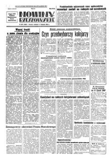 Nowiny Rzeszowskie : organ KW Polskiej Zjednoczonej Partii Robotniczej. 1954, R. 6, nr 267 (11 listopada)