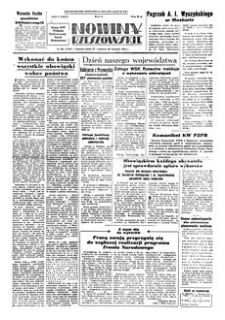 Nowiny Rzeszowskie : organ KW Polskiej Zjednoczonej Partii Robotniczej. 1954, R. 6, nr 281 (27-28 listopada)