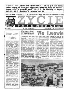 Życie Przemyskie : tygodnik Polskiej Zjednoczonej Partii Robotniczej. 1988, R. 22, nr 3 (1047) (20 stycznia)
