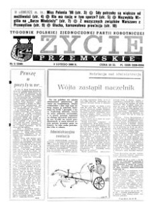 Życie Przemyskie : tygodnik Polskiej Zjednoczonej Partii Robotniczej. 1988, R. 22, nr 5 (1049) (3 lutego)