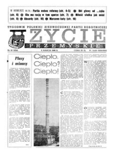Życie Przemyskie : tygodnik Polskiej Zjednoczonej Partii Robotniczej. 1988, R. 22, nr 10 (1054) (9 marca)