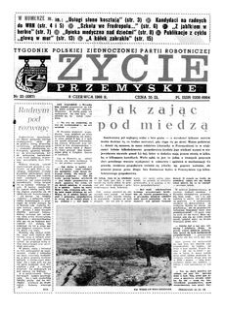 Życie Przemyskie : tygodnik Polskiej Zjednoczonej Partii Robotniczej. 1988, R. 22, nr 23 (1067) (8 czerwca)