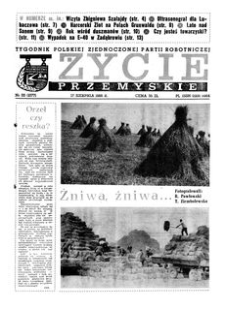 Życie Przemyskie : tygodnik Polskiej Zjednoczonej Partii Robotniczej. 1988, R. 22, nr 33 (1077) (17 sierpnia)