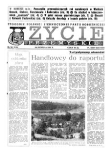 Życie Przemyskie : tygodnik Polskiej Zjednoczonej Partii Robotniczej. 1988, R. 22, nr 34 (1078) (24 sierpnia)