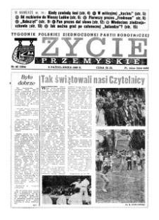 Życie Przemyskie : tygodnik Polskiej Zjednoczonej Partii Robotniczej. 1988, R. 22, nr 40 (1084) (5 października)