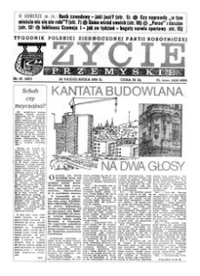 Życie Przemyskie : tygodnik Polskiej Zjednoczonej Partii Robotniczej. 1988, R. 22, nr 43 (1087) (26 października)