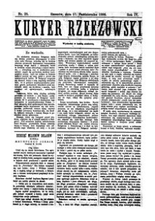 Kuryer Rzeszowski. 1886, R. 4, nr 28 (17 października)